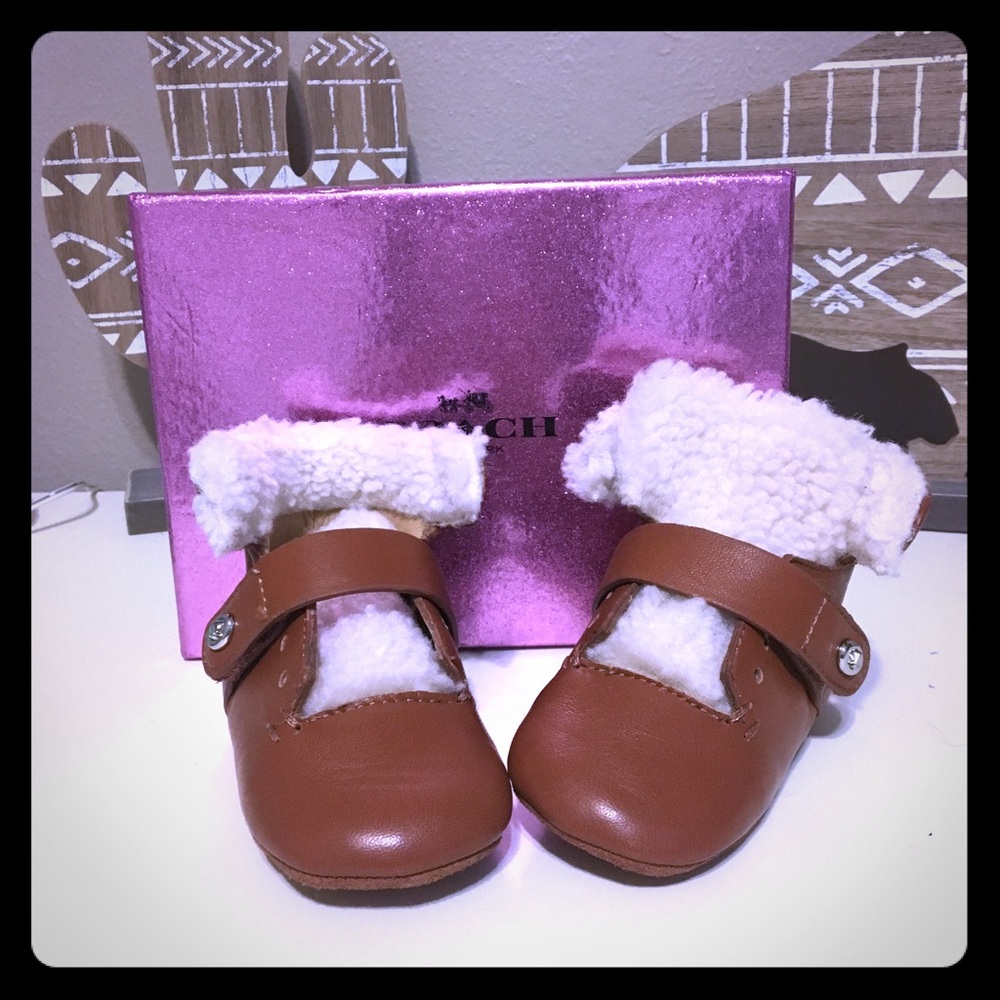 Coach baby shoes